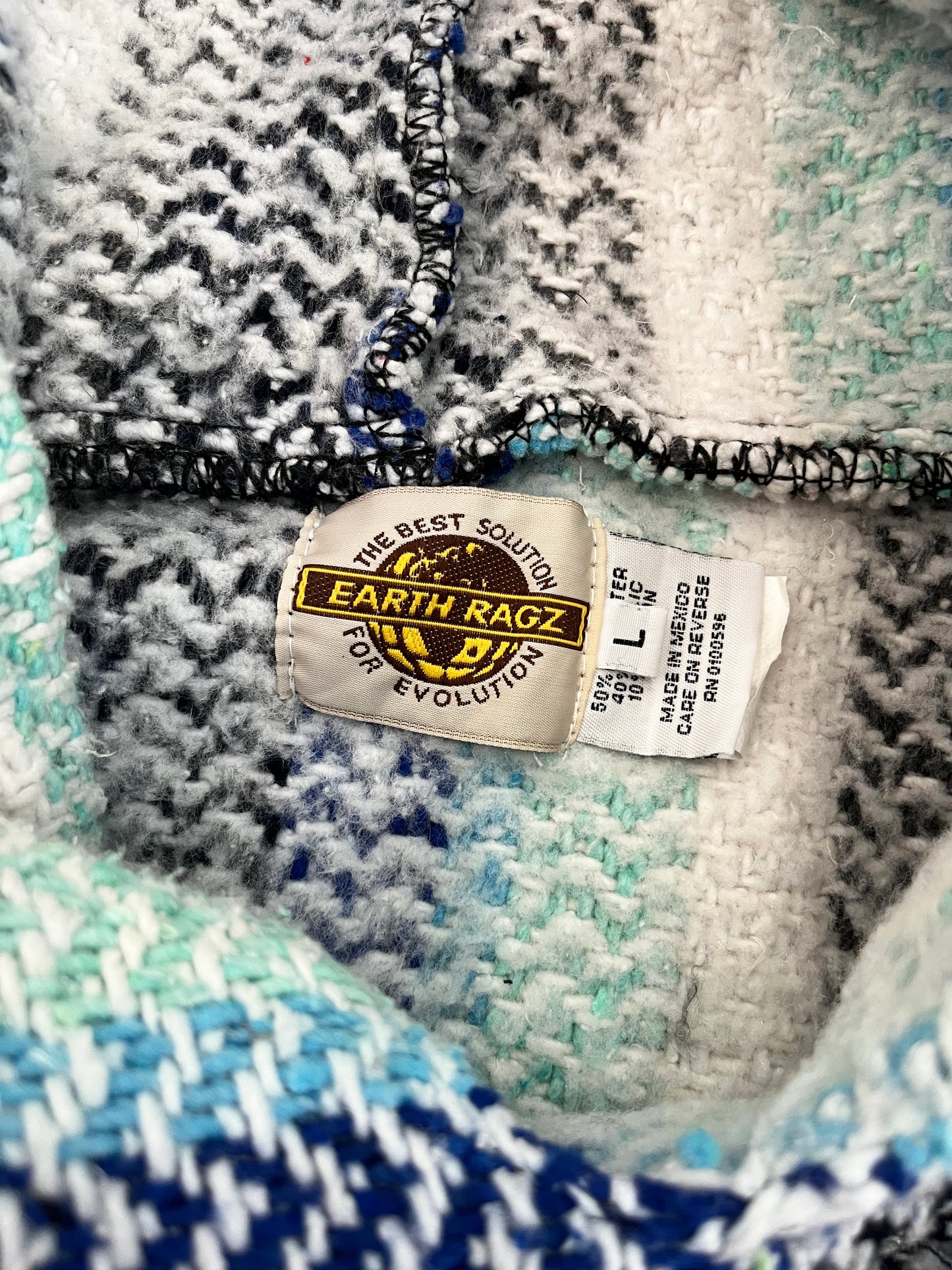 Earth Ragz Baja Hoodie white (size L)