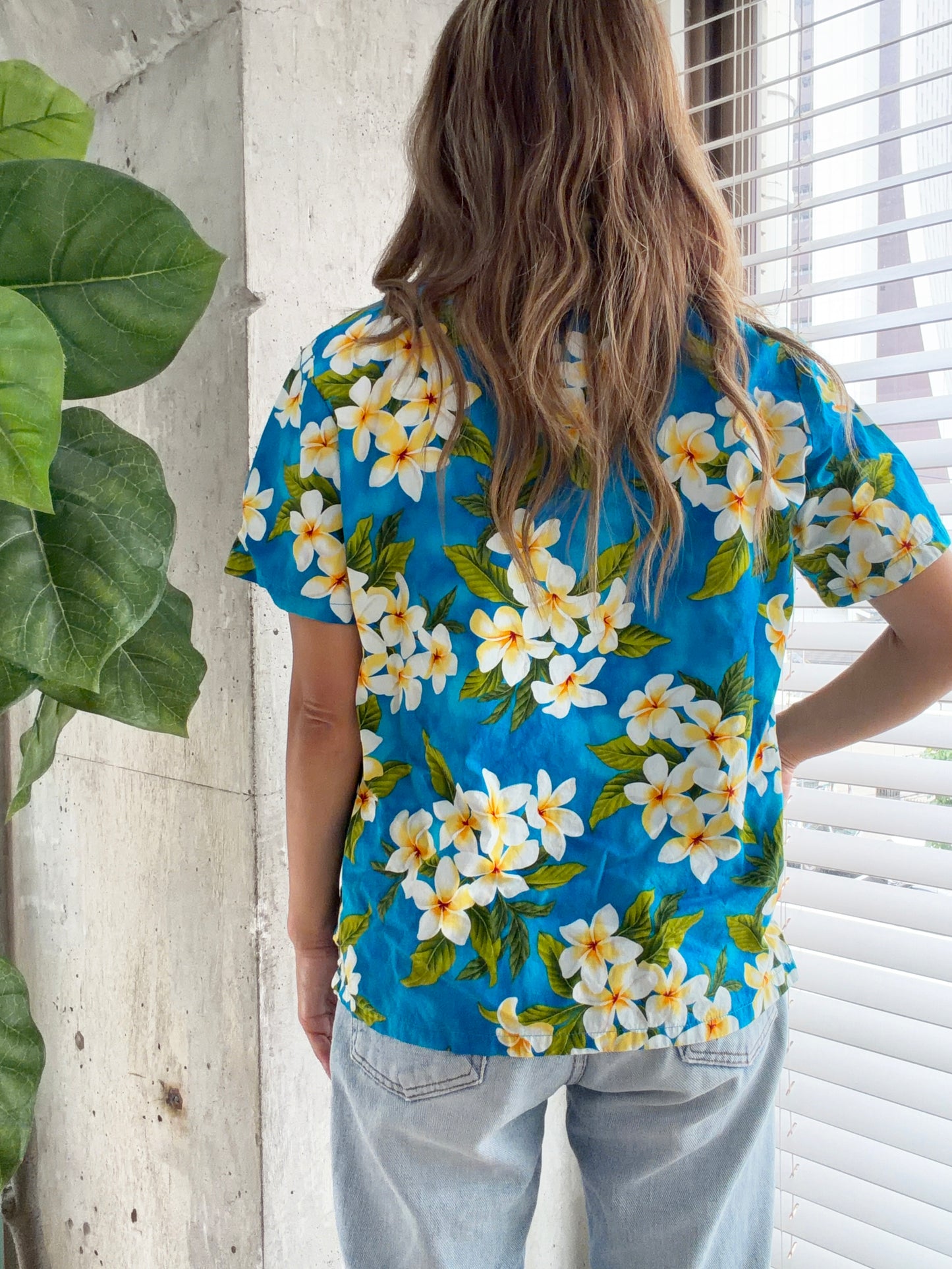 GO BARE FOOT Hawaiian Shirt Made in USA  Size XS