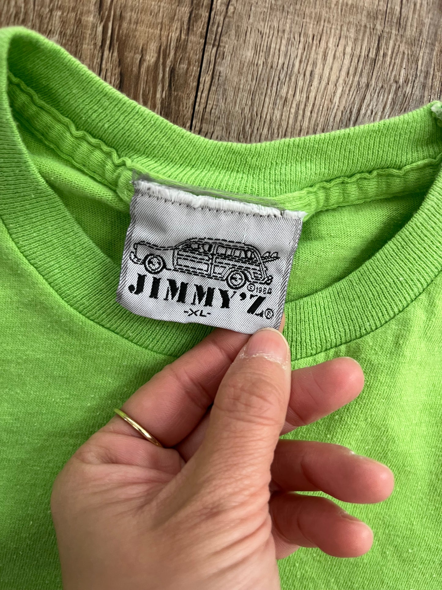 80's JIMMY'S PRINT TEE (size XL)