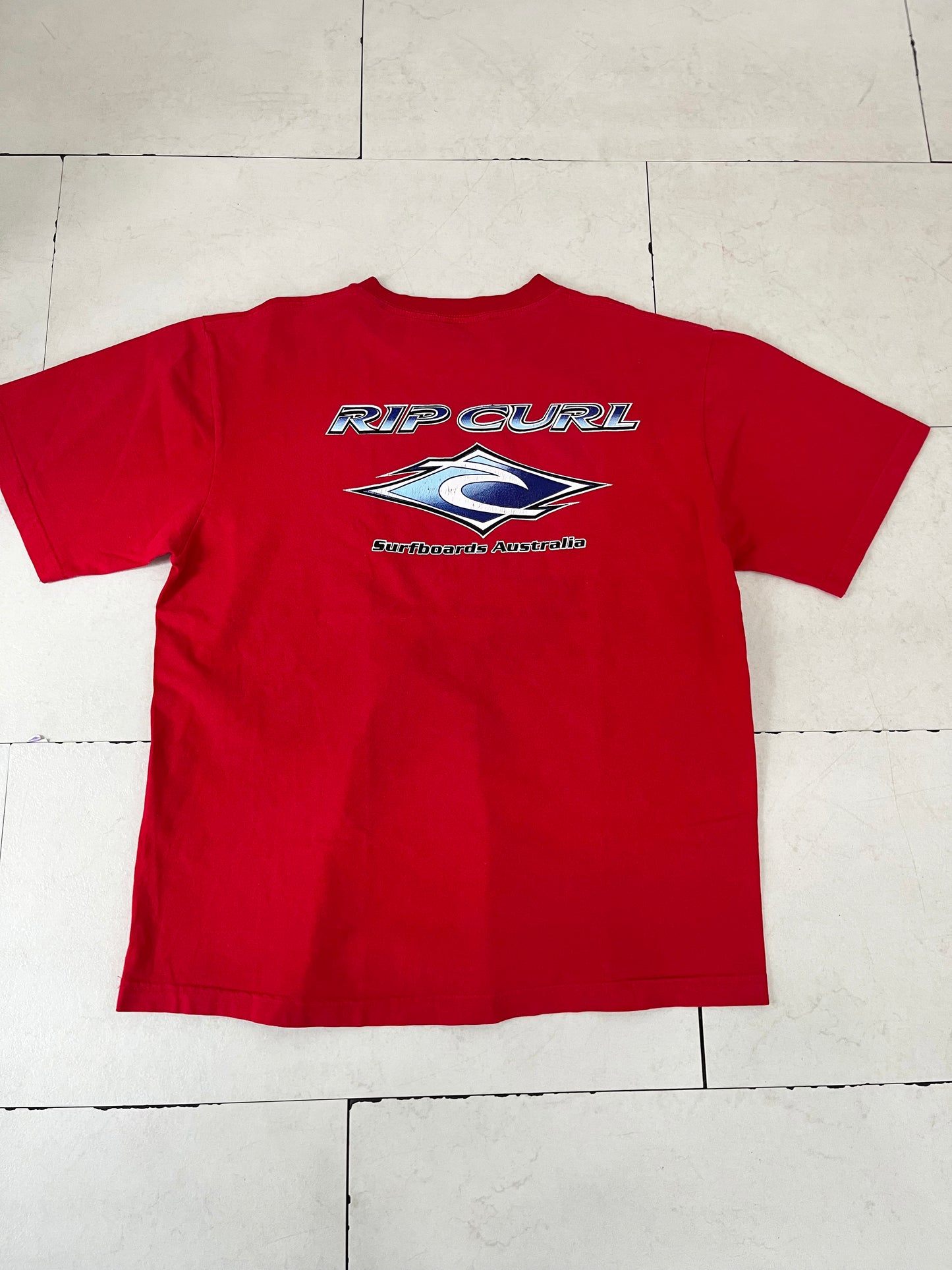 00's Ripcurl Surf Board Australia Print Tee men's L相当