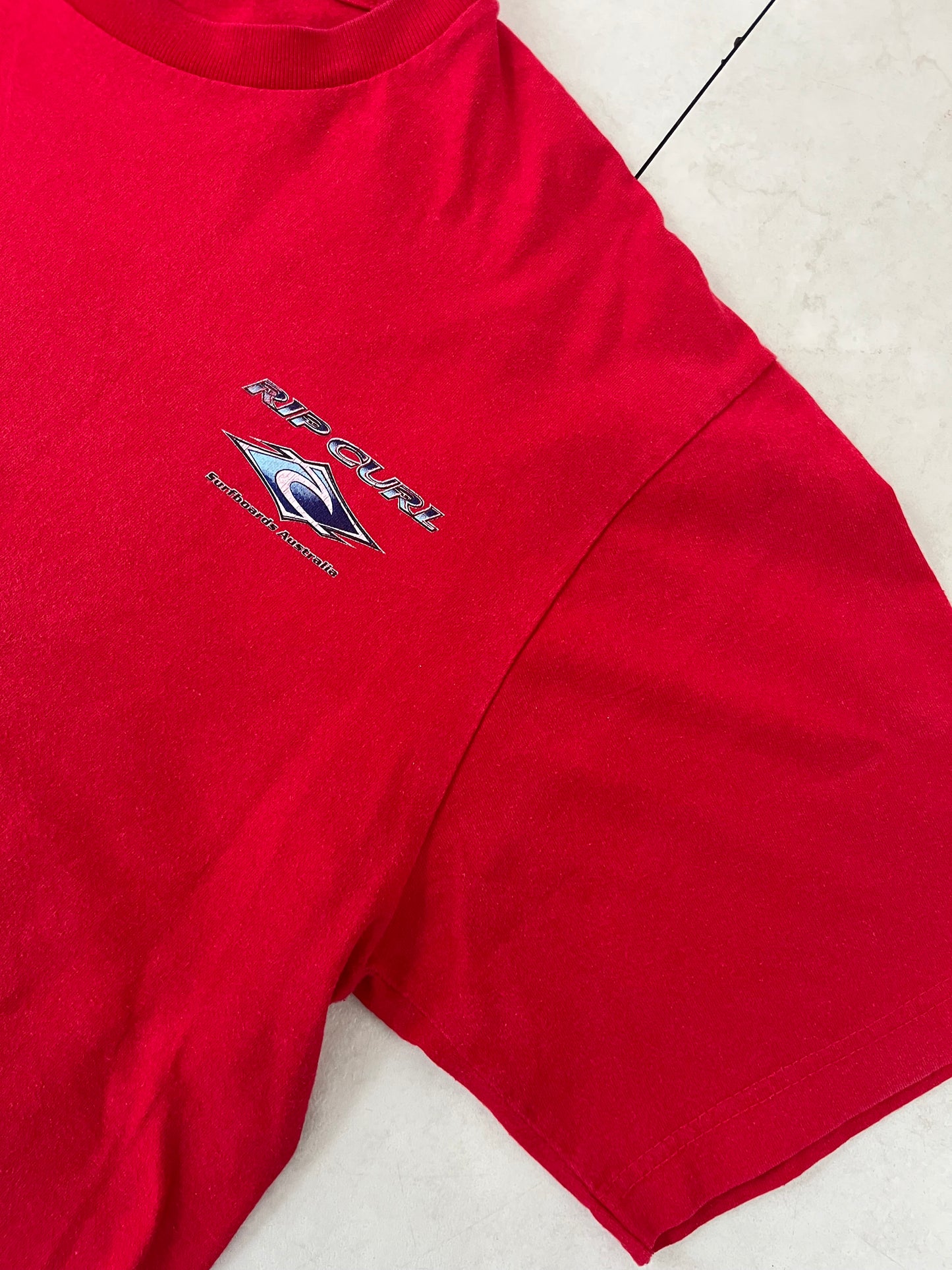 00's Ripcurl Surf Board Australia Print Tee men's L相当