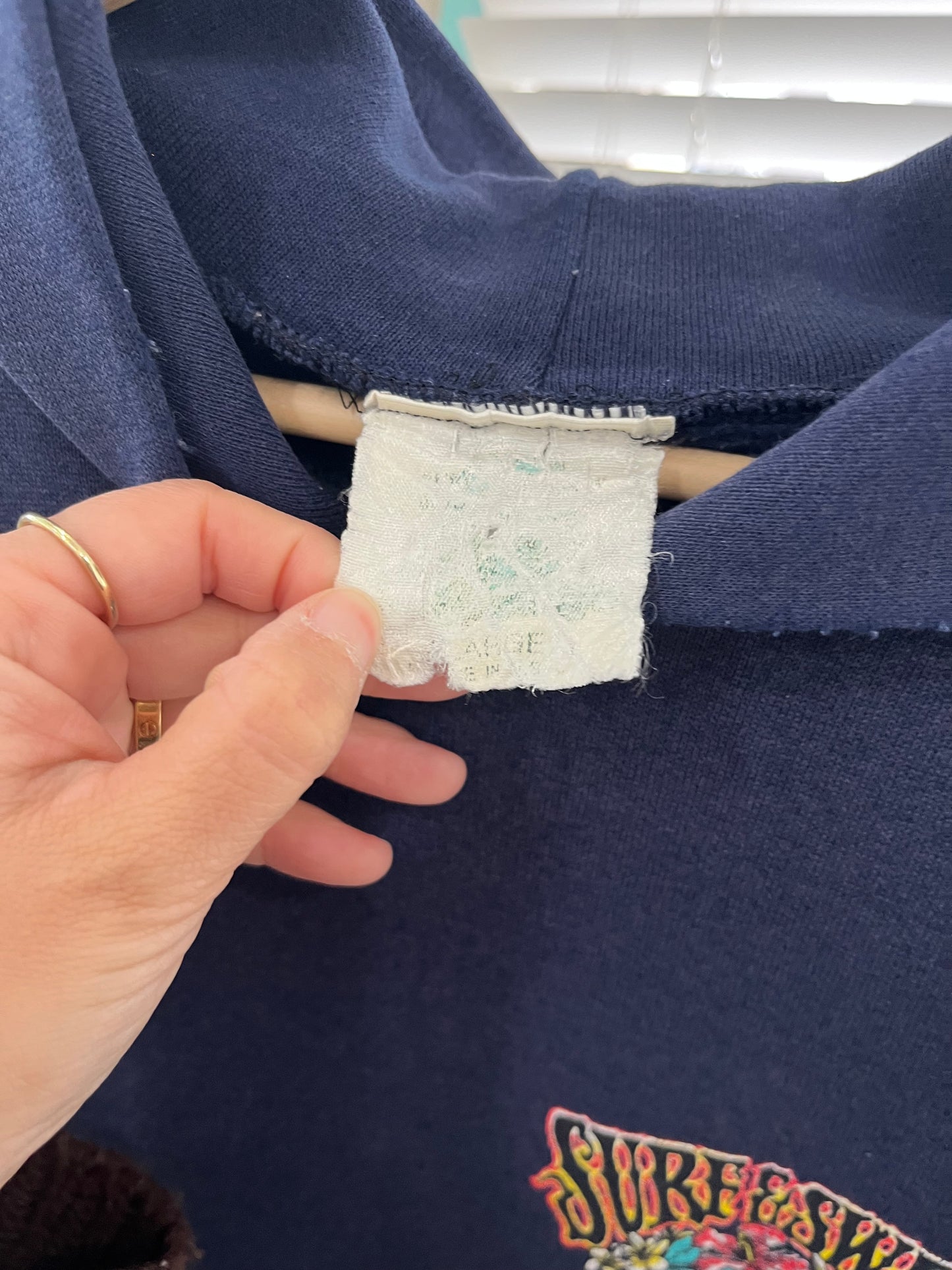 90's Surf sweat totally surf Hoodie(men's XL相当)