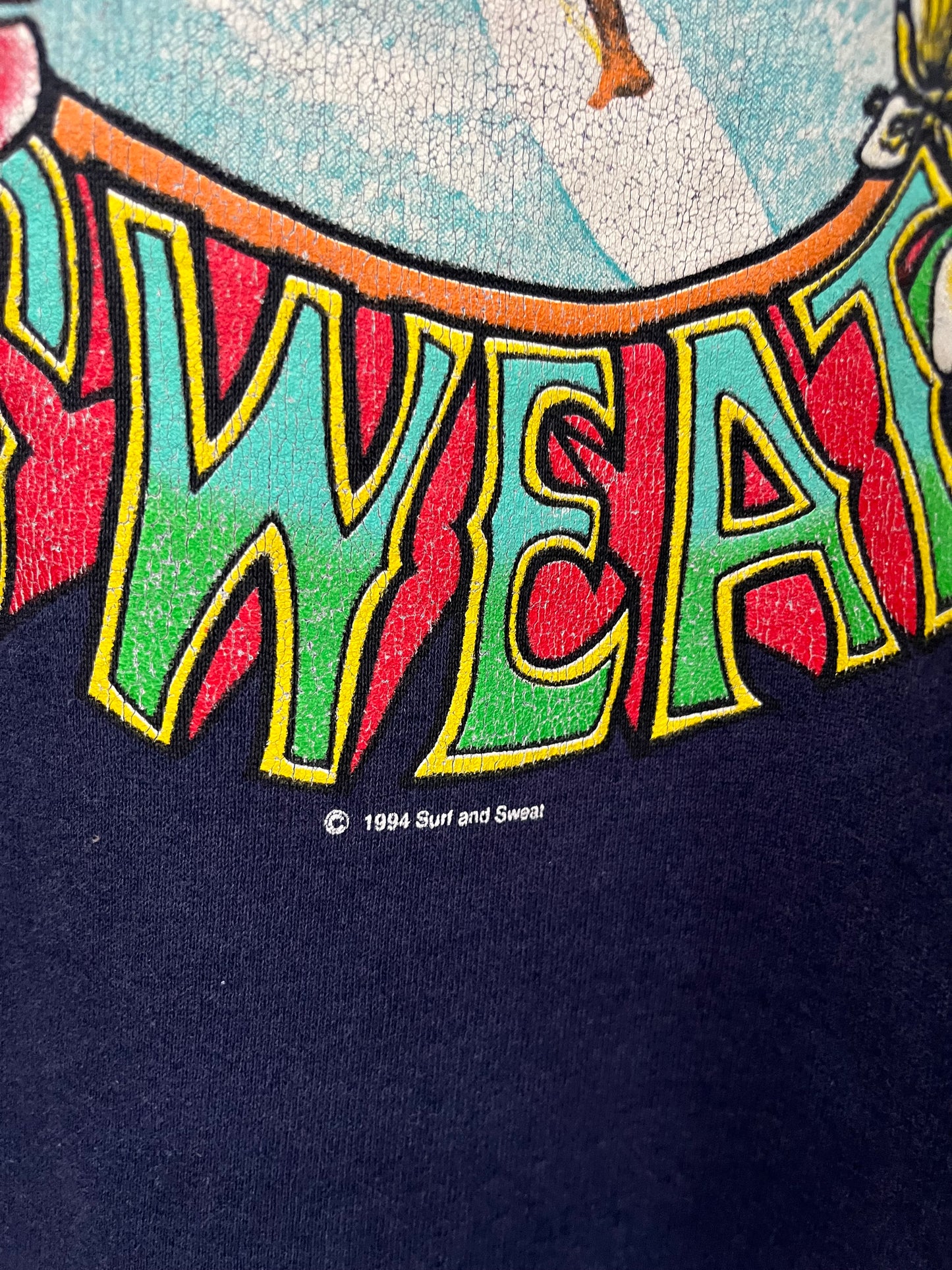 90's Surf sweat totally surf Hoodie(men's XL相当)