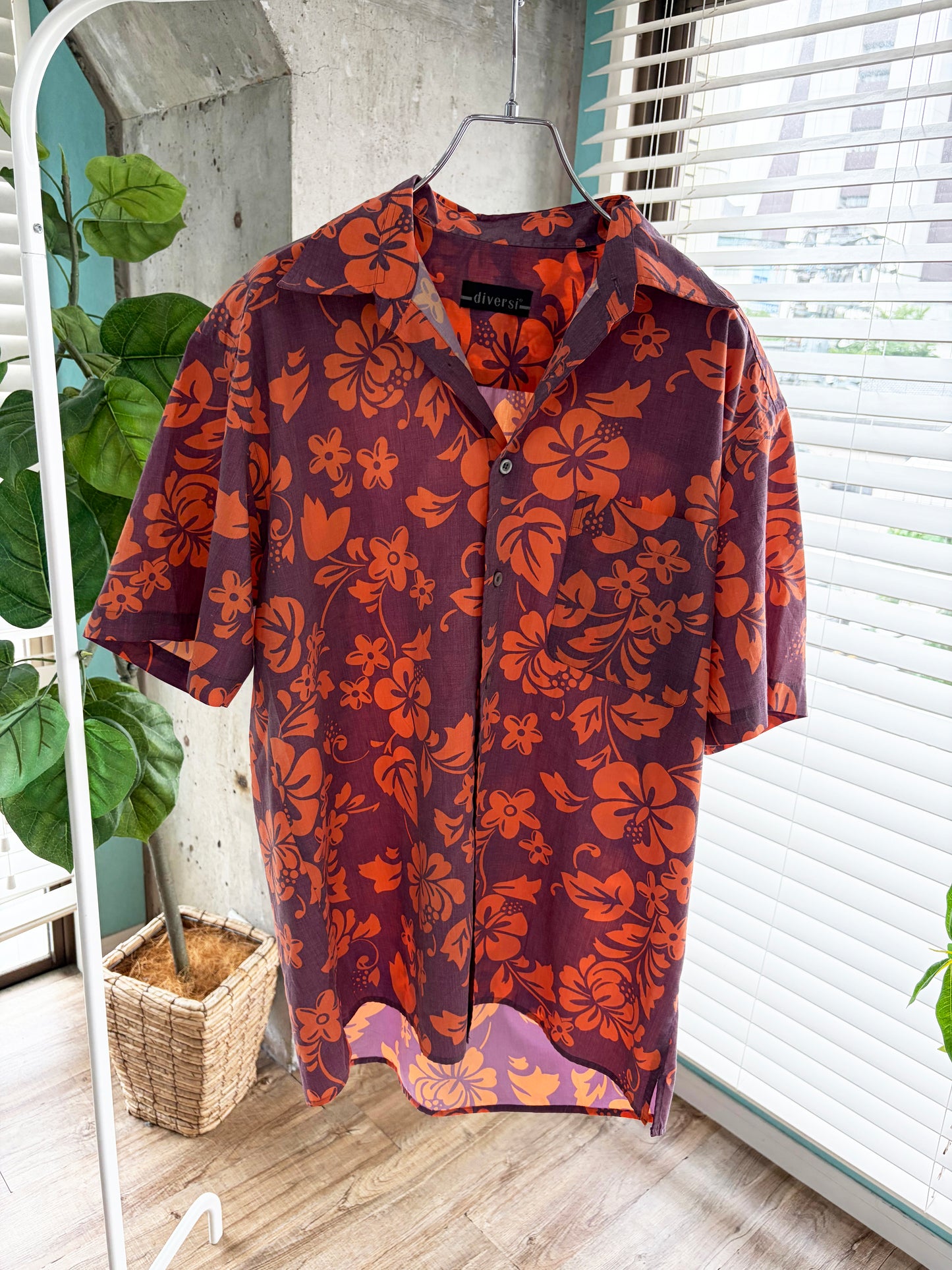 diversi Hawaiian shirt men's  L相当