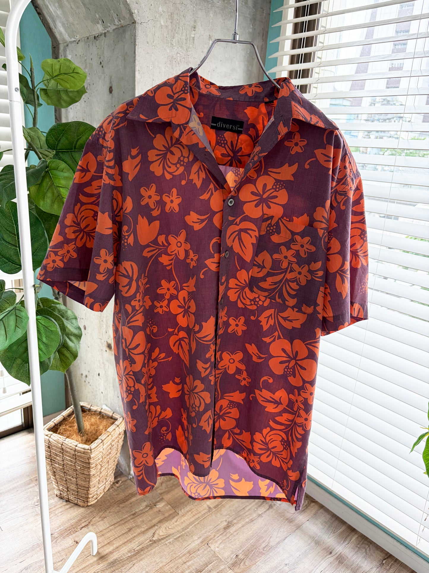 diversi Hawaiian shirt men's  L相当