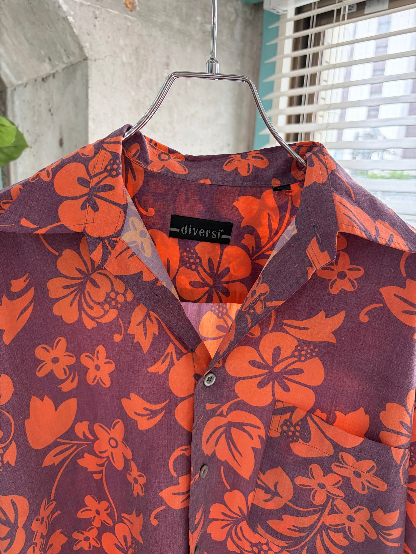 diversi Hawaiian shirt men's  L相当