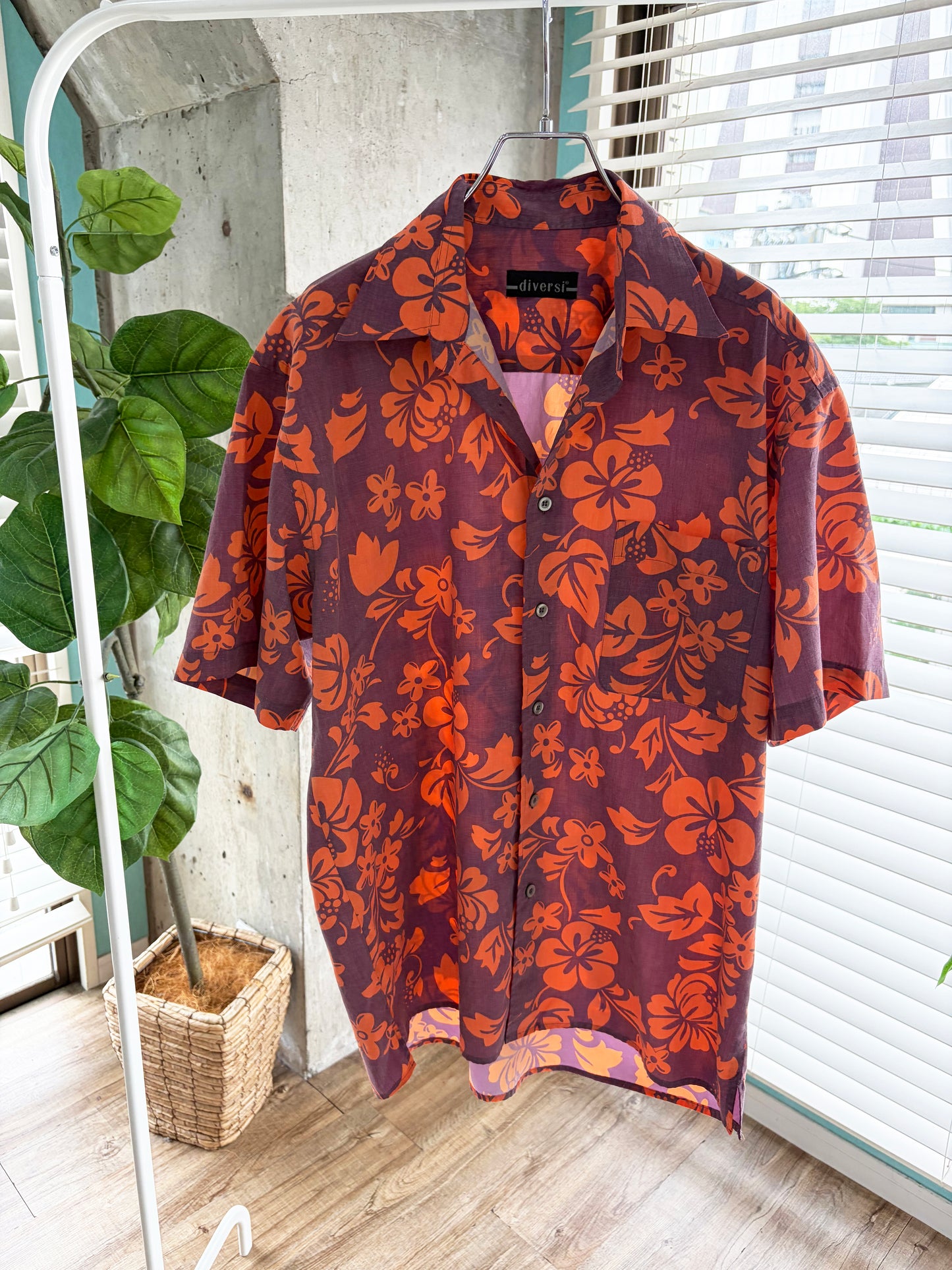 diversi Hawaiian shirt men's  L相当