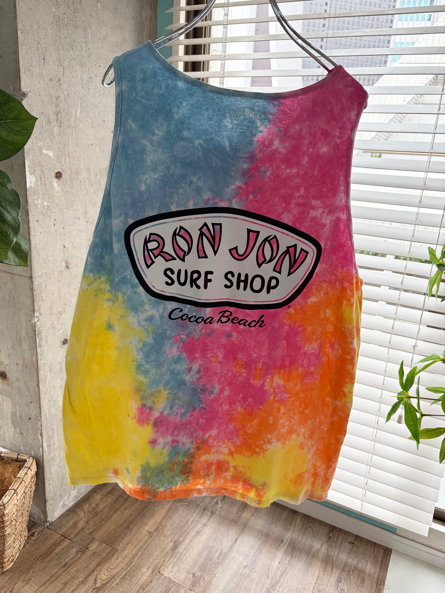 RONJON SURF SHOP Tai-dye TankTop size 2XL