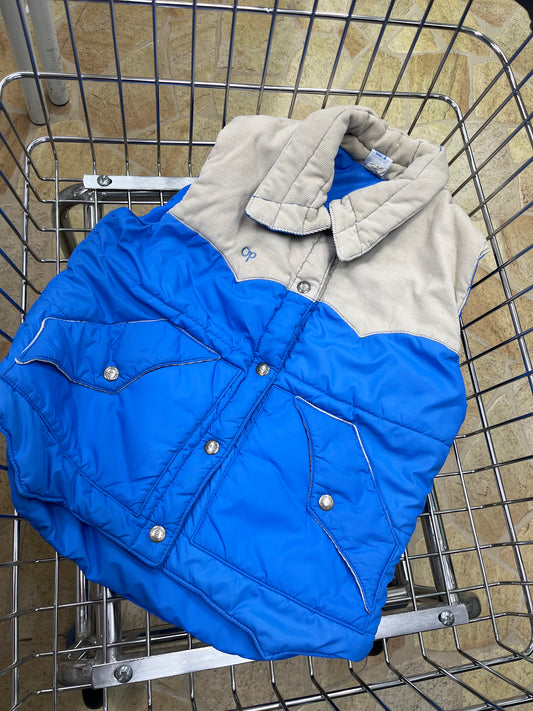 【Ocean Pacific】70's ocean pacific Down Vest (women's M)