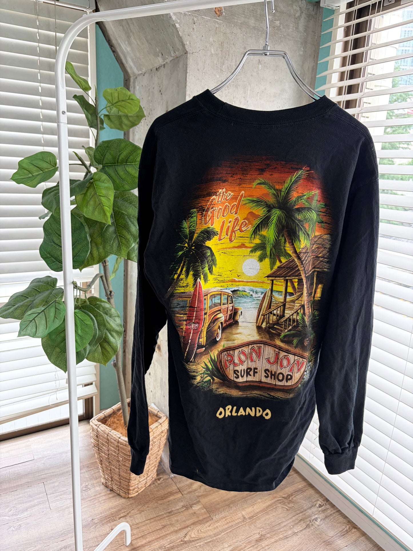 00's Ronjon Surf Shop Surf The Good Life ORLANDO Tee (men's M)