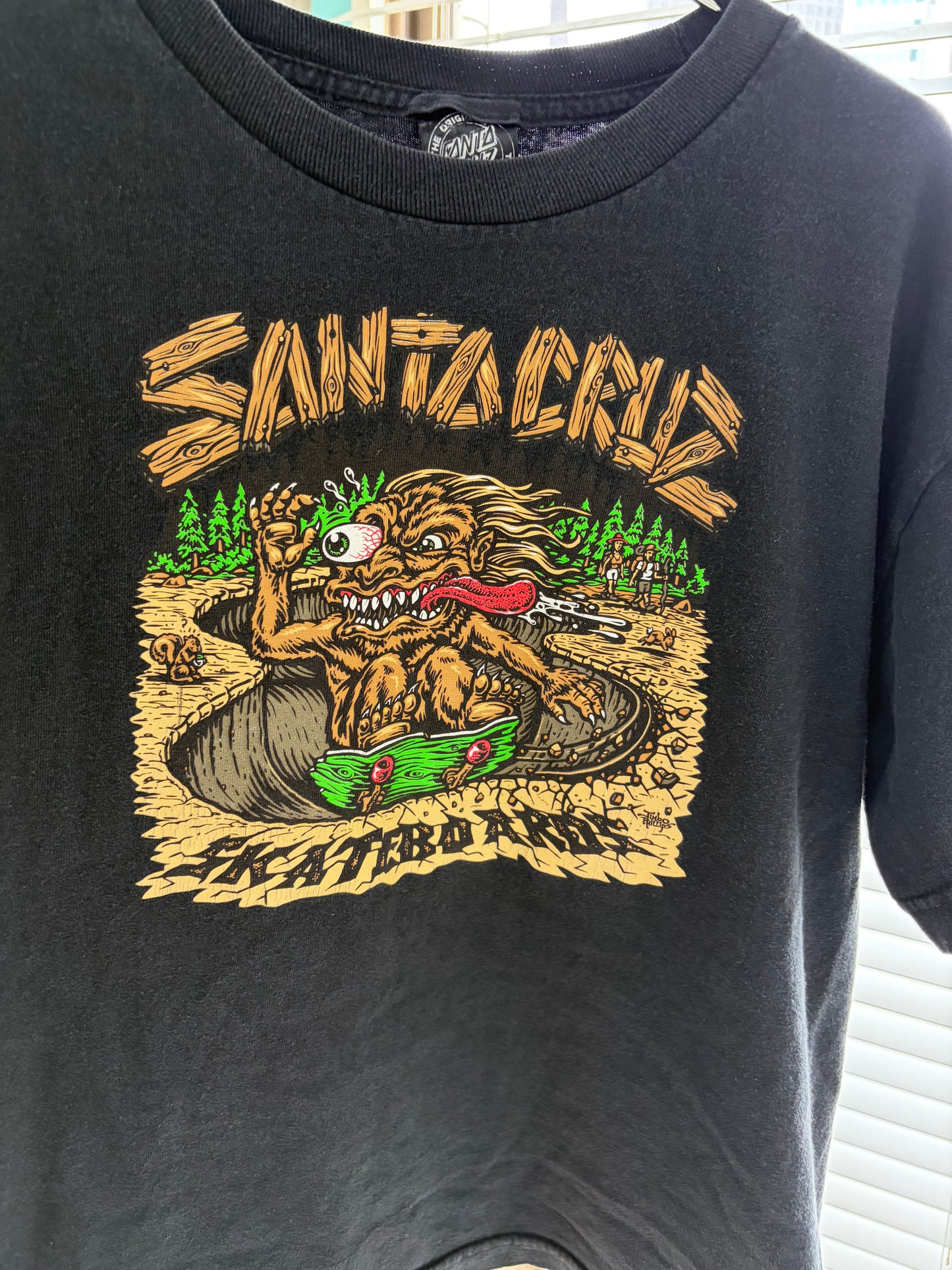 00's SANTA CRUZ Monster by Jimbo Phillips Tee men's S相当