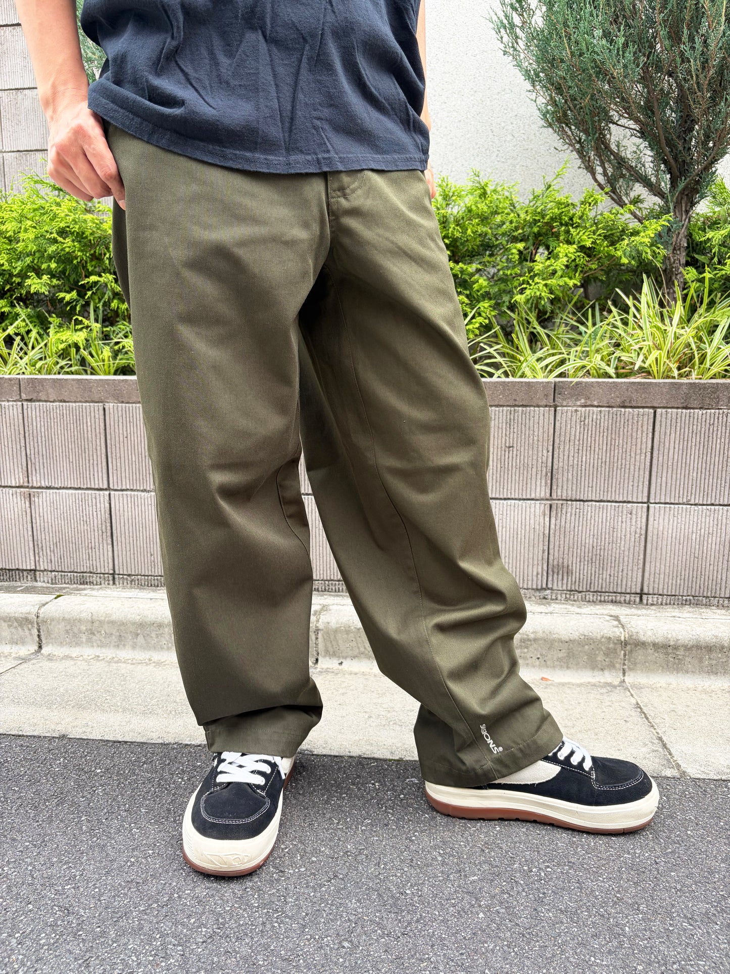 【Dead Stock】 90's sessions surf skate work pants (size:32inch)