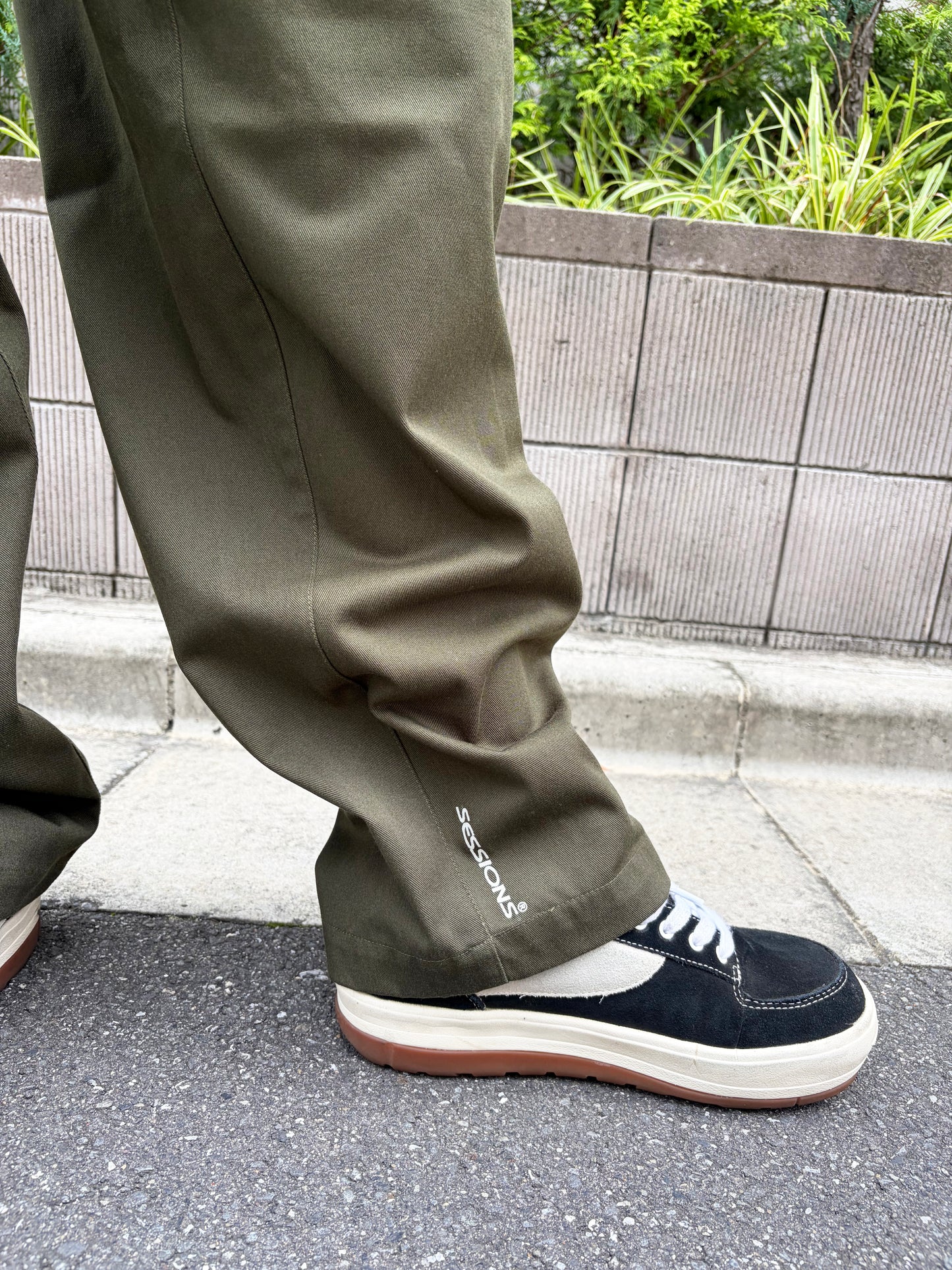 【Dead Stock】 90's sessions surf skate work pants (size:32inch)