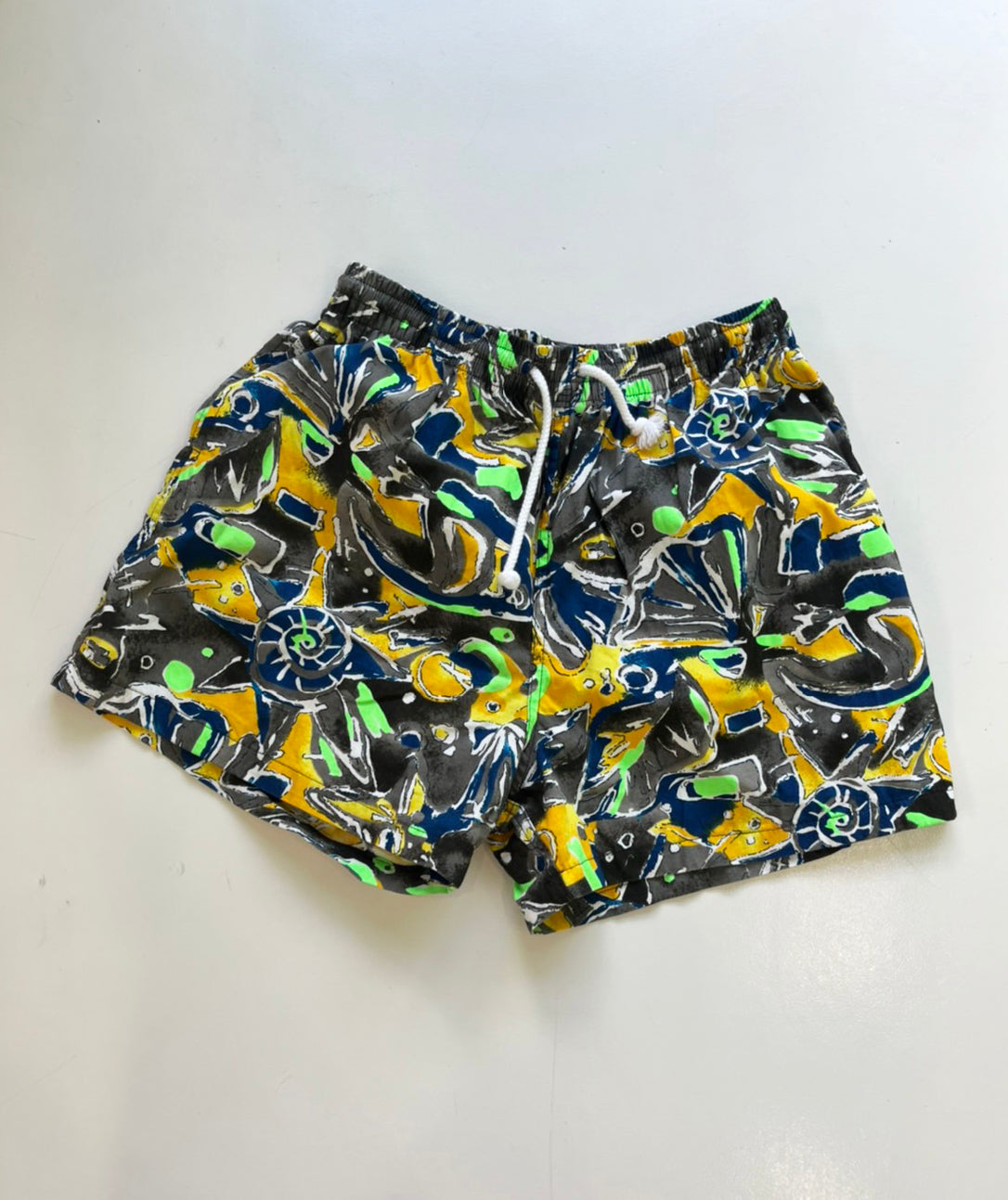 【Ocean Pacific】 90's vintage ocean pacific cotton beach short pants  Made(women's M-L相当)