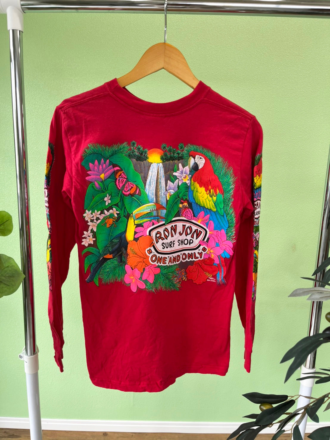 【RON JON】90's RonJon Surf Shop ONE AND ONLY Long sleeve  T-Shirt  （men's S)
