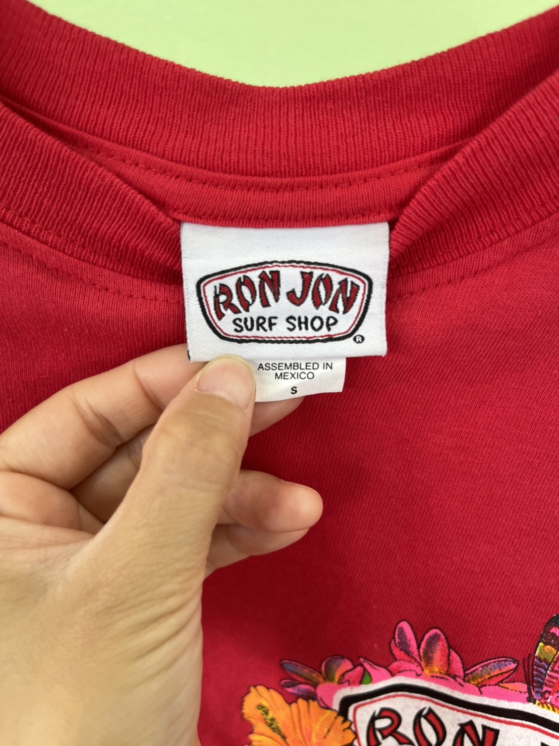 【RON JON】90's RonJon Surf Shop ONE AND ONLY Long sleeve  T-Shirt  （men's S)