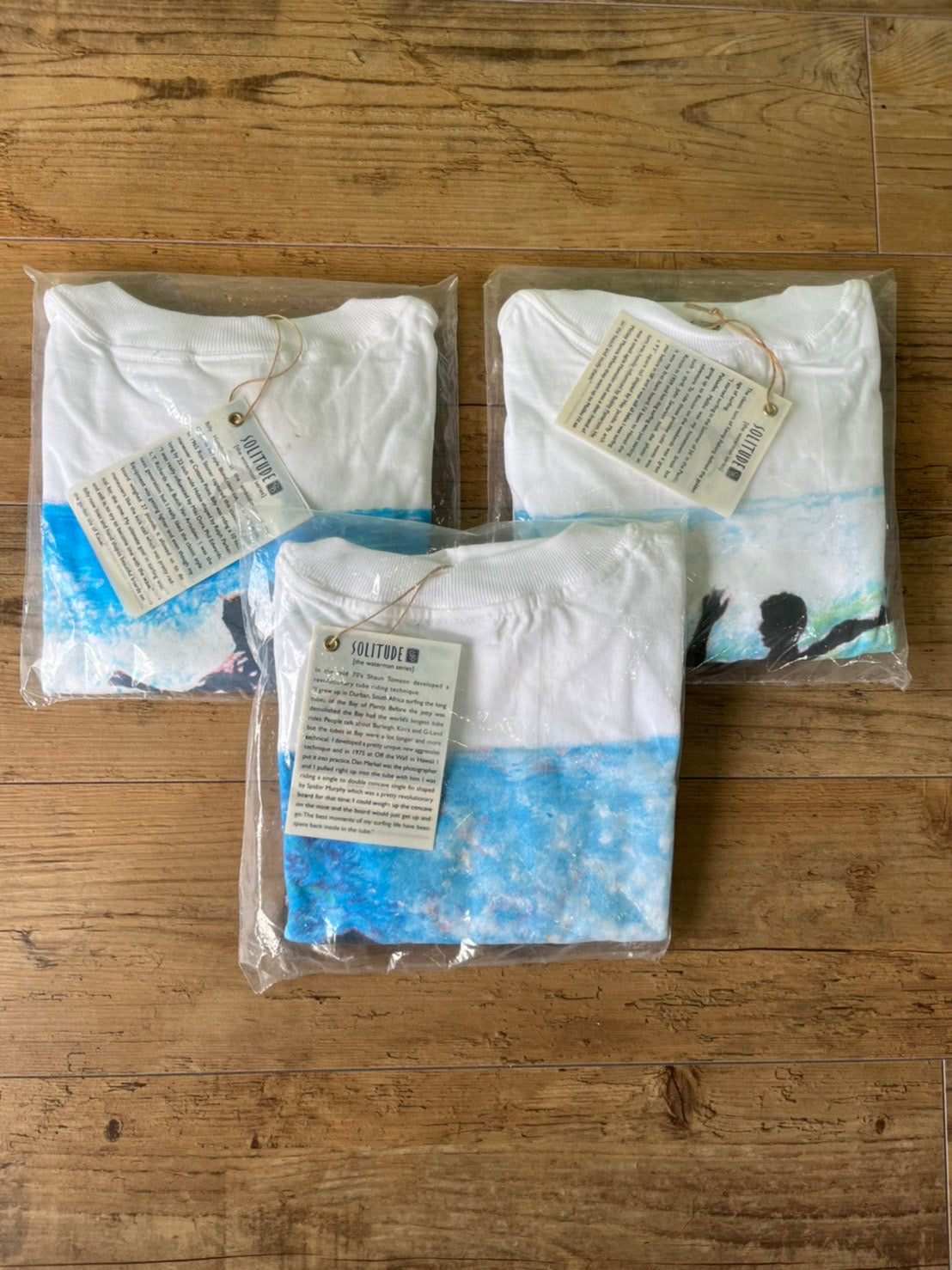 【Solitude】90's vintage surf the waterman series Shaun Tomson T-shirt （men's M)