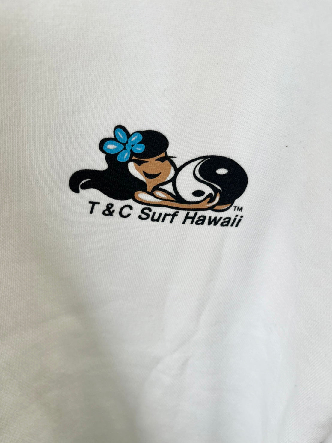 T&C Surf Designs Hawaii T&C GIRL sweat shirts   (women's M)
