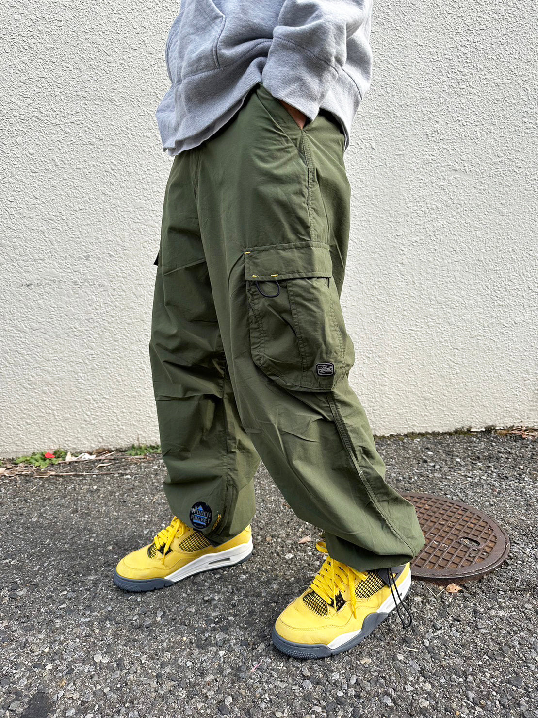 Dead Stock】 90's sessions surf skate cargo pants (size:34inch