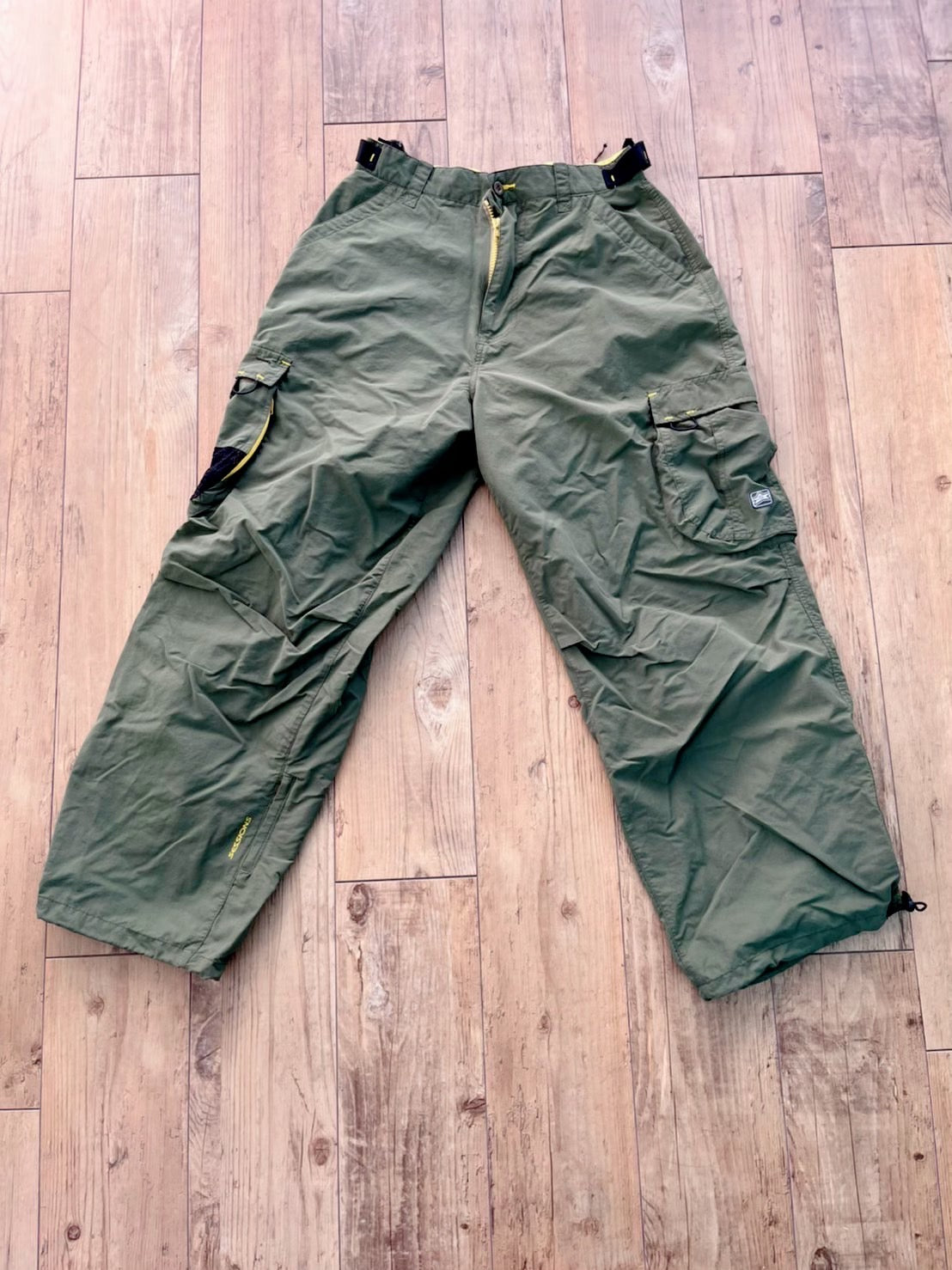 【Dead Stock】 90's sessions surf skate cargo pants (size:30inch)
