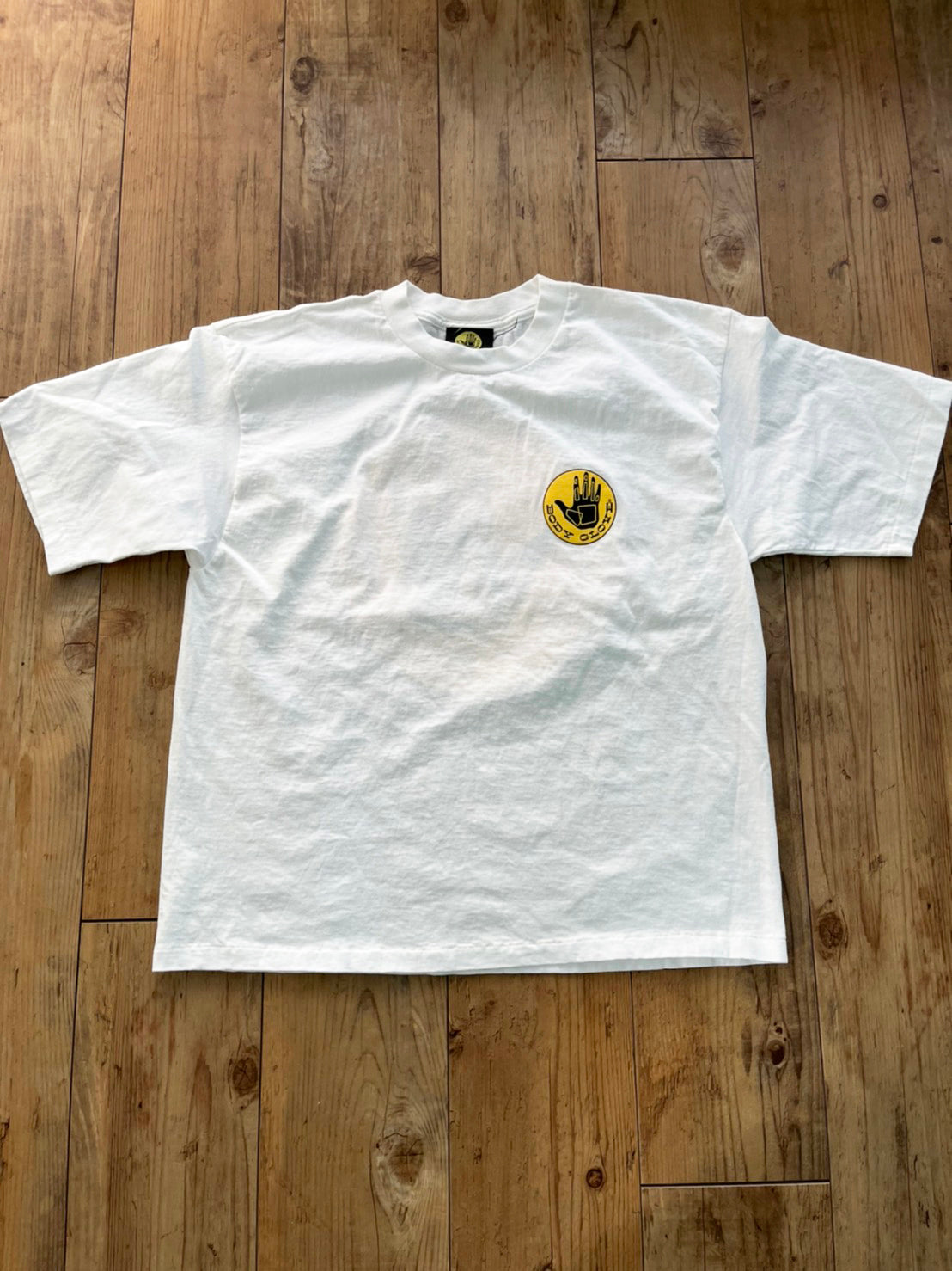 【BODY GLOVE】Dead Stock/one wash 80's vintage Big Logo T-shirt Made in USA(men's L)※実際のサイズ感はmen's M相当