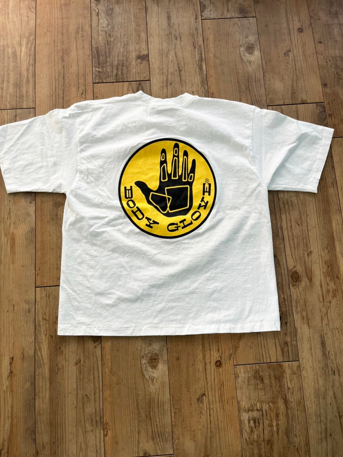 BODY GLOVE】Dead Stock/one wash 80's vintage Big Logo T-shirt Made