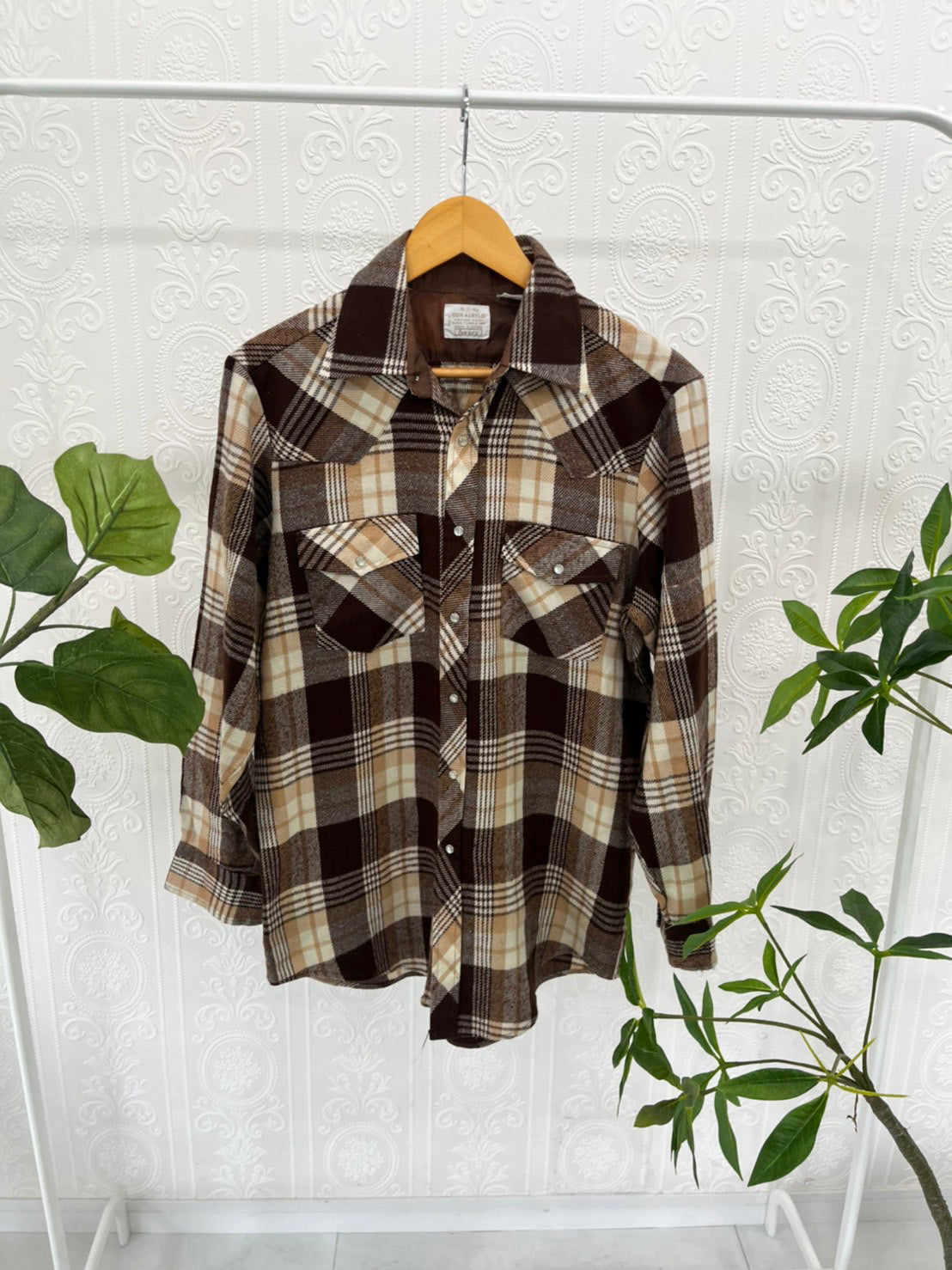 Sears 】 vintage Heavy Flannel shirts シアーズ ヘビーフランネル