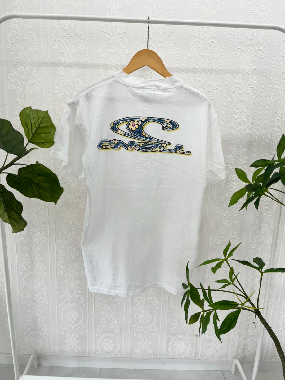 【DeadStock one wash】90's〜00's O'NEILL  Big Logo T-shirt  (men's M)