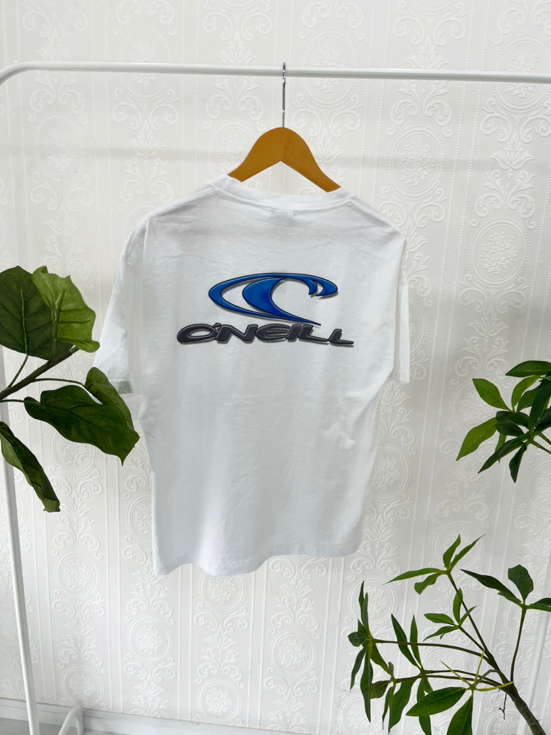 【Dead Stock】 90's〜00's O'NEILL  Simple Big Logo T-shirt  (men's M)