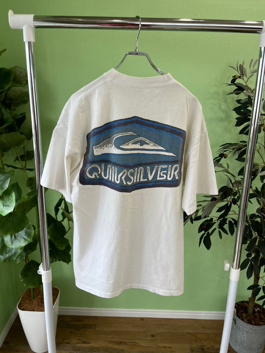 【QUIK SILVER】90's vintage QUIK SILVER  Surfing Graphic T-shirt  クィックシルバー (men's XL)
