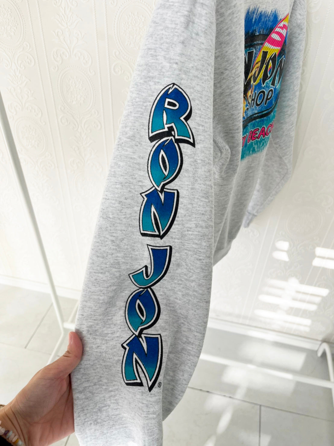 【RONJON SURF SHOP】 RONJON SURF SHOP Y2K SURF PANAMA CITY BEACH Sweatshirts (men's Lぐらいのサイズ感）