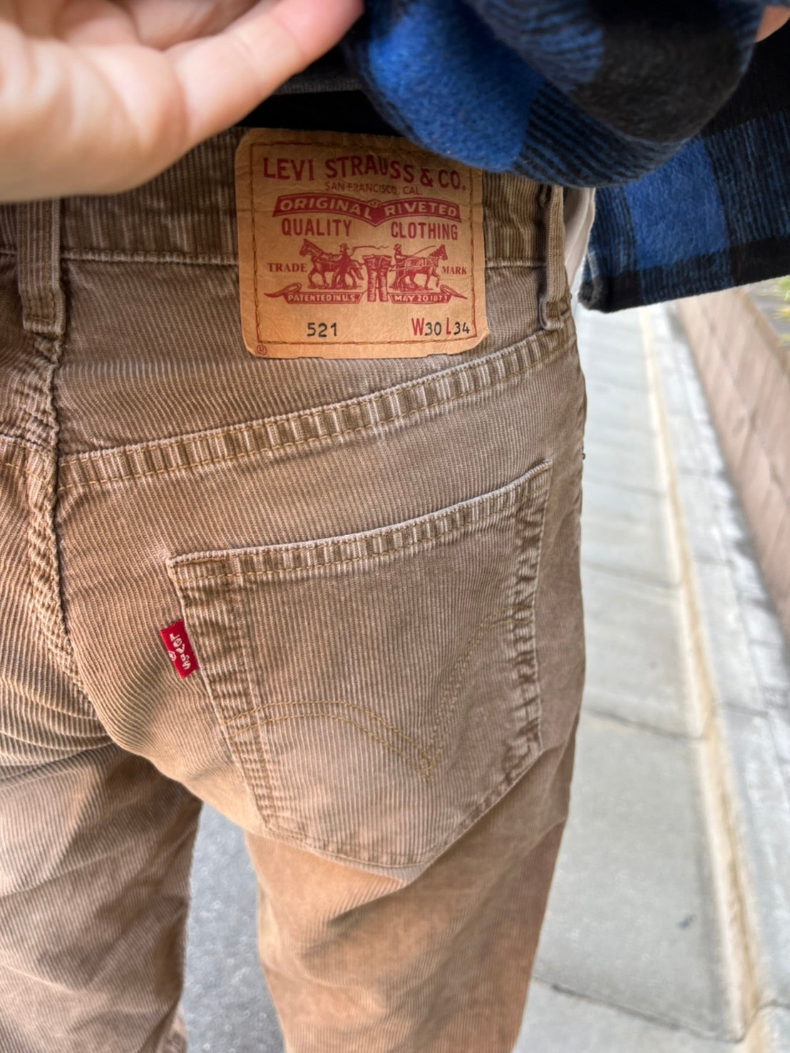 EURO LEVIS 521 ユーロリーバイス ストレート コーデュロイパンツ