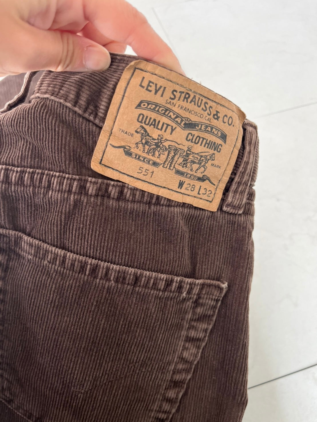 90's EURO Levis 551 ユーロリーバイス ストレート (W28 L32)※実際は