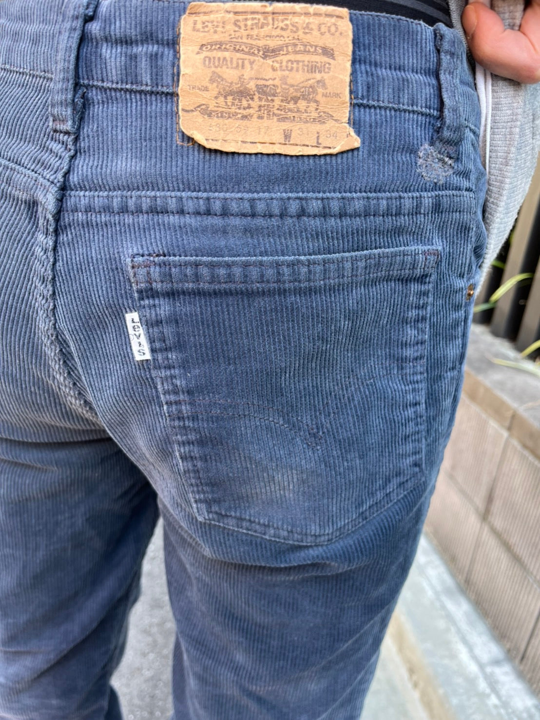 80's Euro Levis 630 コーデュロイパンツ ストレート フランス製　(W31 L34)