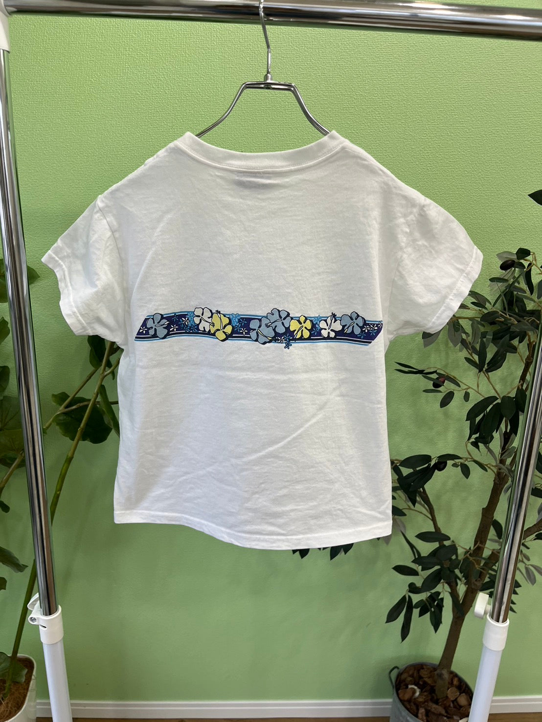 【O'NEILL 】90's O'NEILL Flower white T-shirt (women's M)