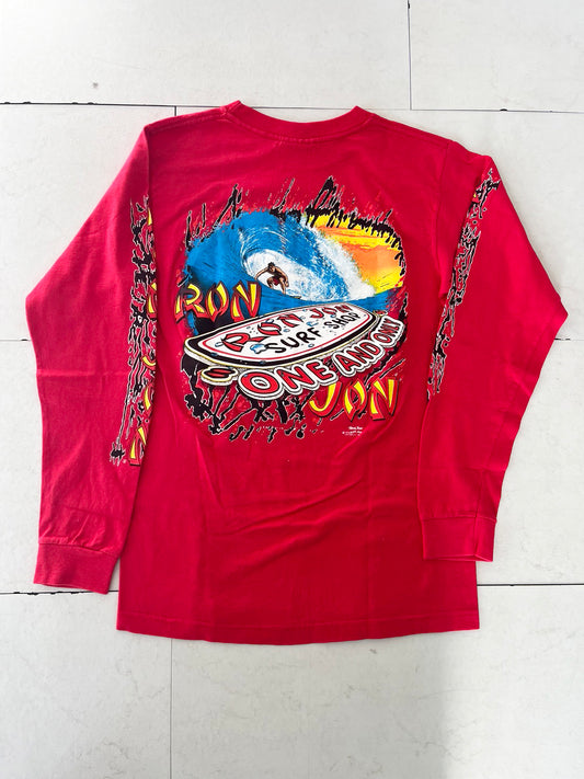 【RON JON】90's RonJon Surf Shop Surfing ONE AND ONLY Long sleeve T-Shirt (men's S)