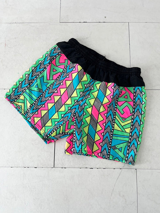【EURO vintage 】 80's neon color beach shorts 水着 サーフパンツ ビーチショーツ (men's S-M相当）