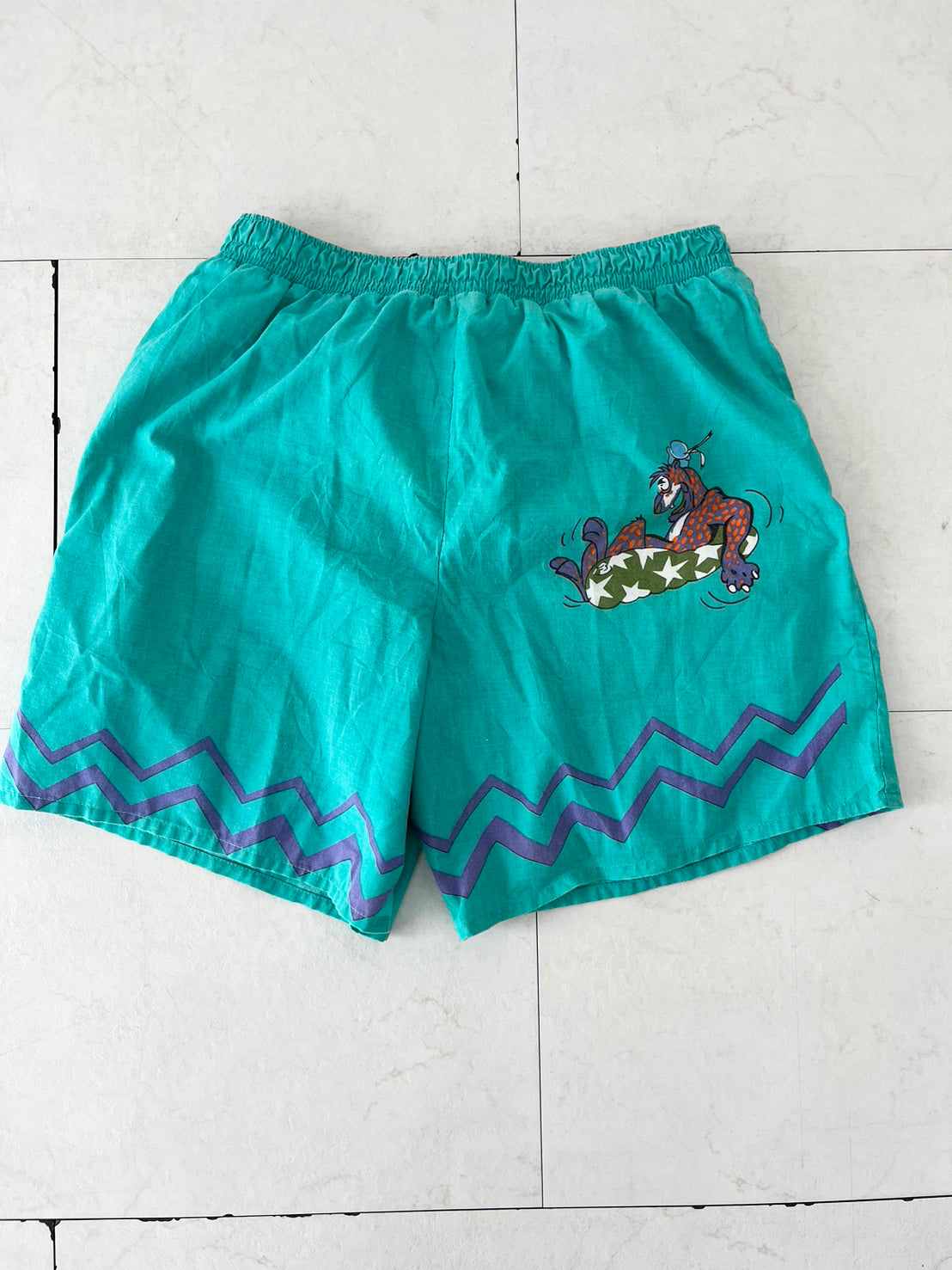 80's vintage JUNGLE CAPTAIN beach shorts 水着 サーフパンツ ビーチショーツ (women's L相当）