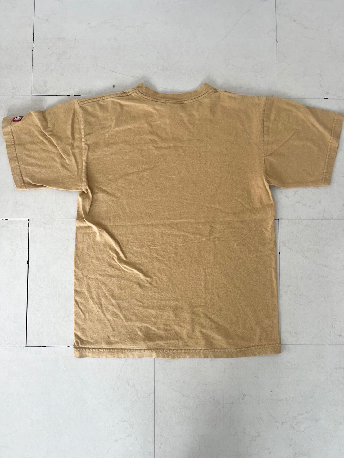 【USED】00's ELEMENT Skate Beige T-shIrt (men's M)