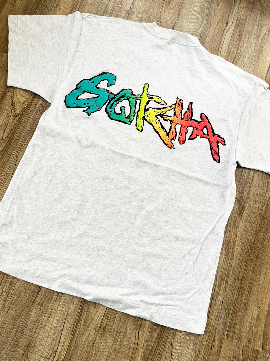 【GOTCHA】90's GOTCHA BIG LOGO Surf T-shirts (men's L)