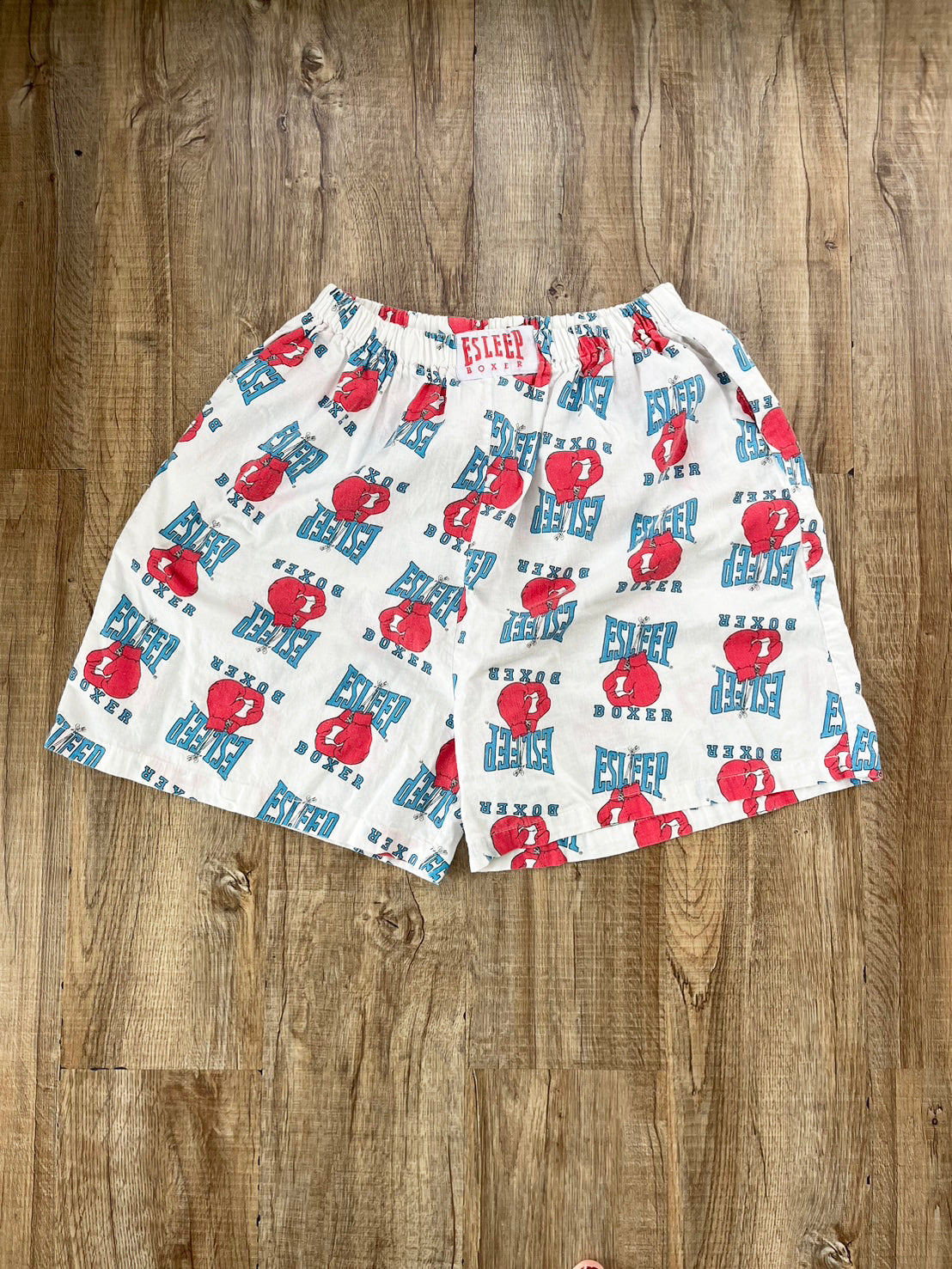 【vintage】ESLEEP BOXER base ball cotton short pants (men's M)