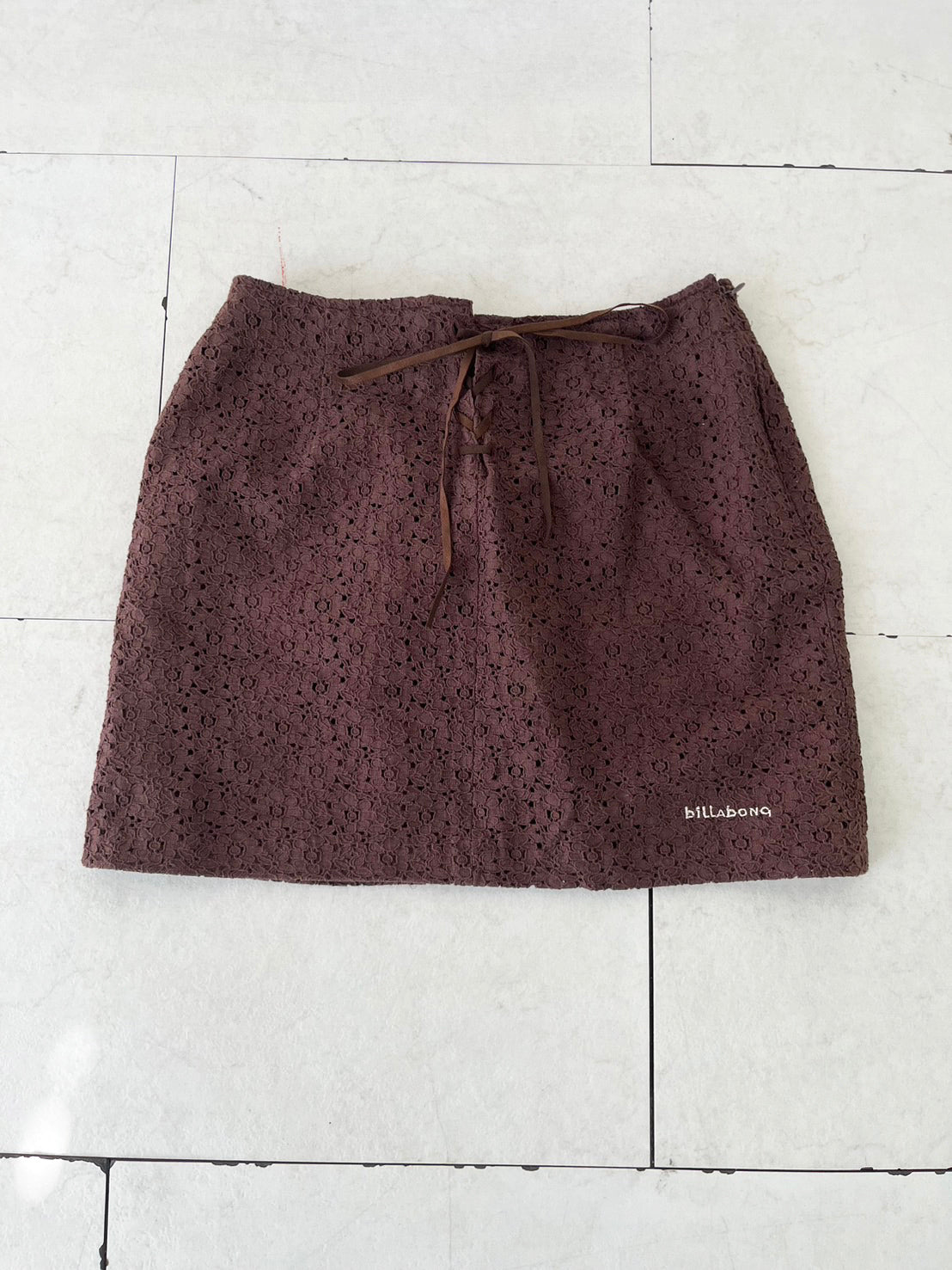 【Dead stock onewash】00's Billabong Y2K surf micro mini skirt (size:M)