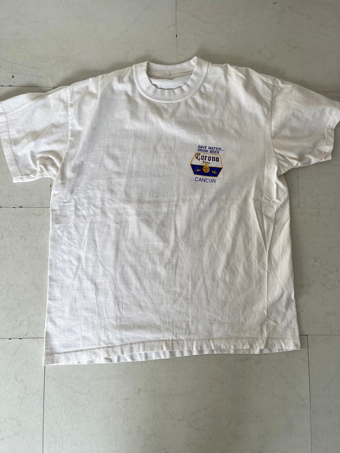 【Corona Beach Club】00's Corona Beach Club Drink Beer Cancun T-shirts (men's XL相当)