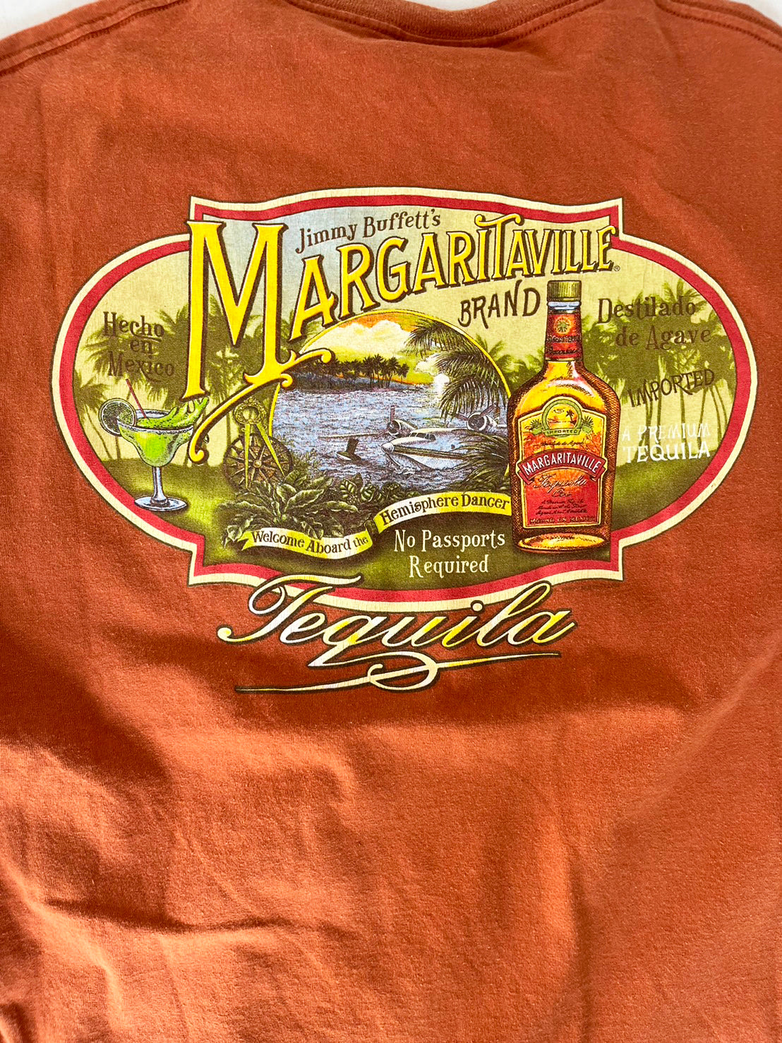 【Jimmy Buffett's】90's Jimmy Buffett's Margarita viille T-shirts  (men's XL)