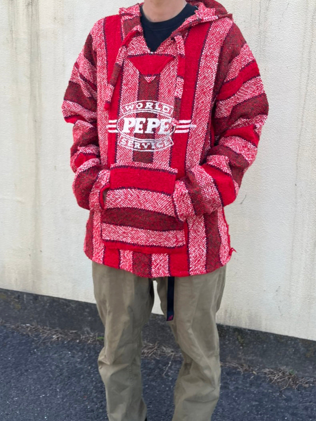 Vintage World Pepe Survice mexican parka Baja Hoodie メキシカン