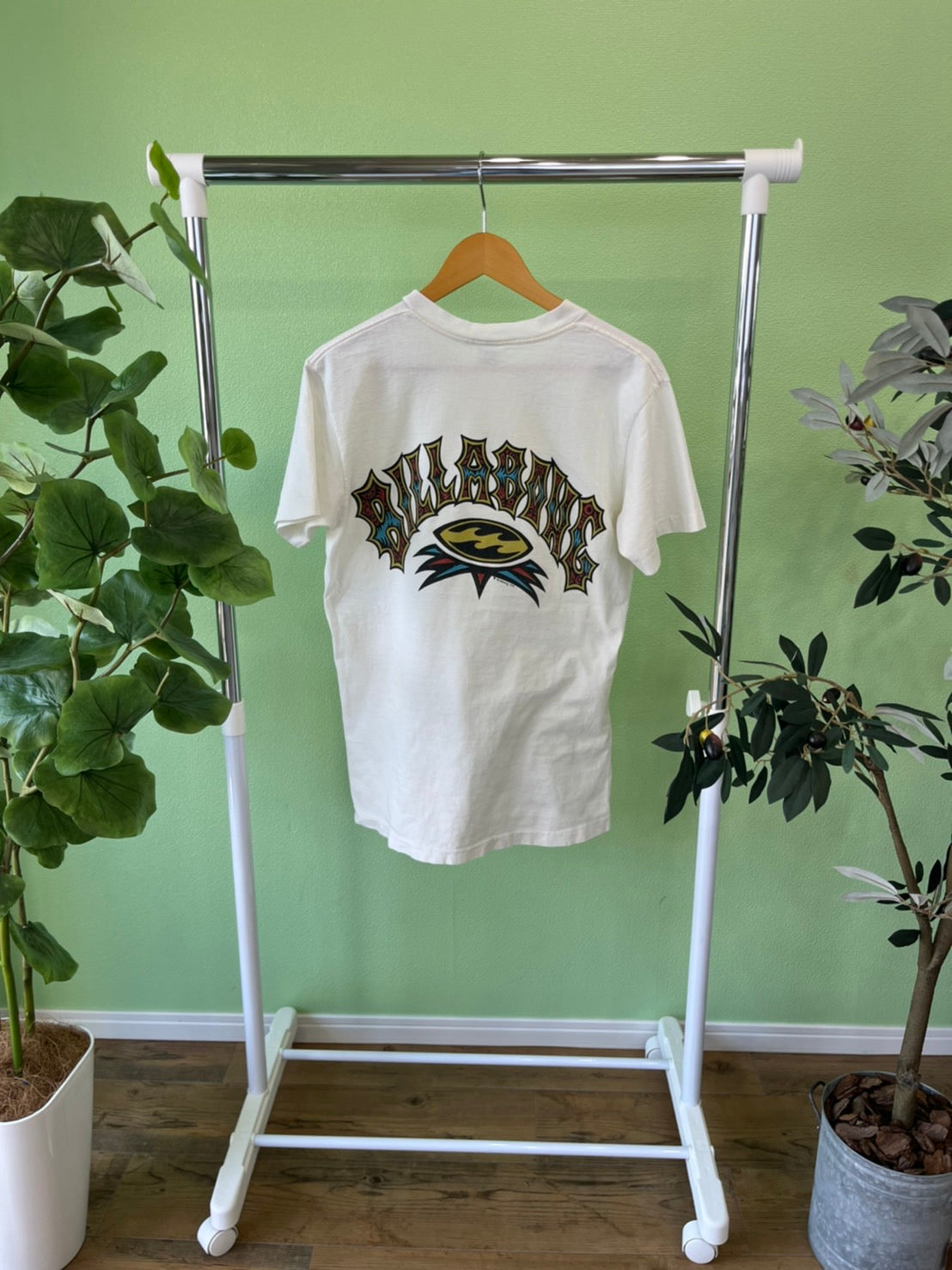 【Billabong】90's vintage billabong rare logo t-shirt made in USA (men's L)
