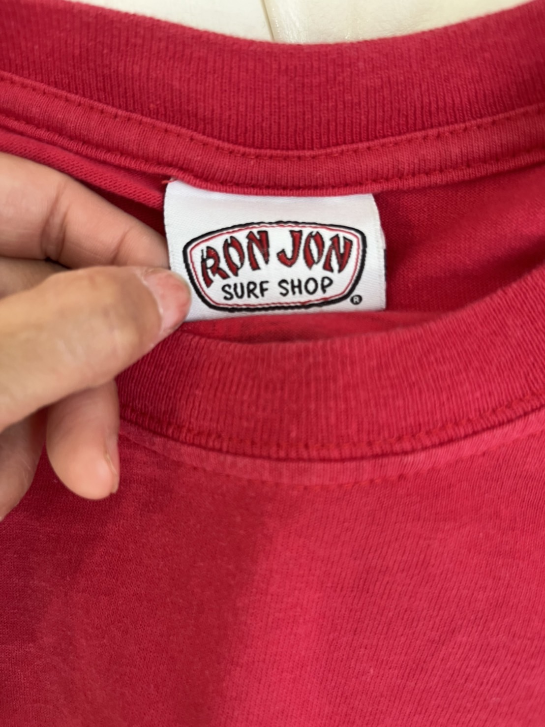 【RON JON】90's RonJon Surf Shop long sleeve T-Shirt  Made in USA（men's S)