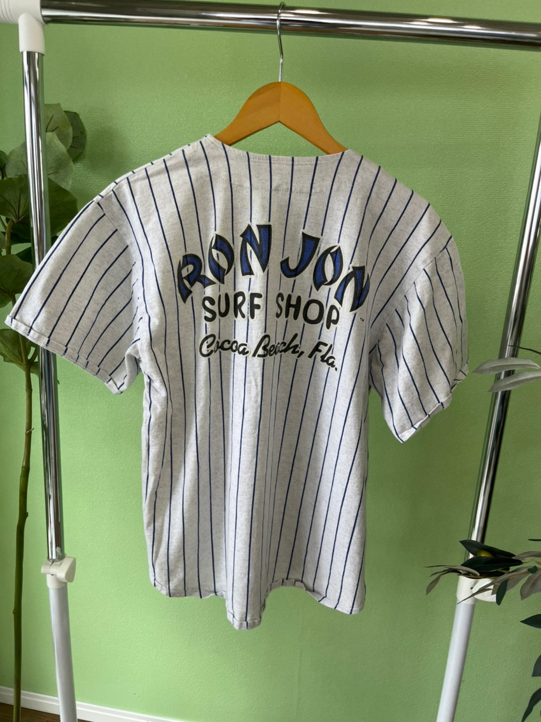 【RONJON SURFSHOP】80's-90's vintage quitman rare baseball shirt made in USA (men's L)