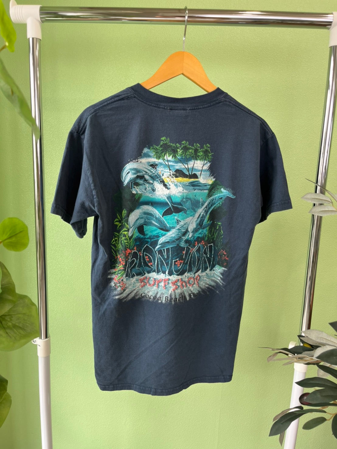 【RON JON】00's RonJon Surf Shop COCOA BEACH Y2K T-Shirt  （men's M)