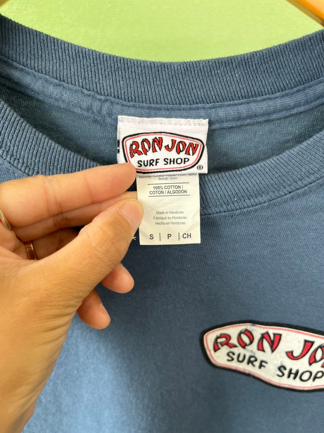 【RON JON】00's RonJon Surf Shop custam surf board long sleeve Y2K T-Shirt  （men's S)
